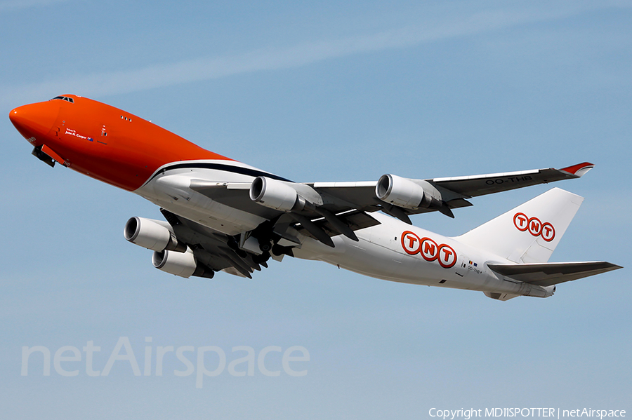 TNT Airways Boeing 747-4HA(ERF) (OO-THB) | Photo 73490