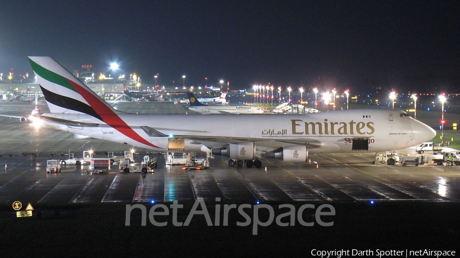 Emirates SkyCargo Boeing 747-4HA(ERF) (OO-THC) | Photo 205863
