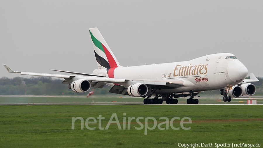 Emirates SkyCargo Boeing 747-4HA(ERF) (OO-THC) | Photo 209655