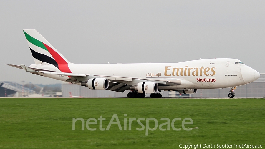 Emirates SkyCargo Boeing 747-4HA(ERF) (OO-THC) | Photo 209755