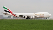 Emirates SkyCargo Boeing 747-4HA(ERF) (OO-THC) at  Dusseldorf - International, Germany