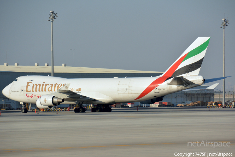 Emirates SkyCargo Boeing 747-4HA(ERF) (OO-THC) | Photo 66539
