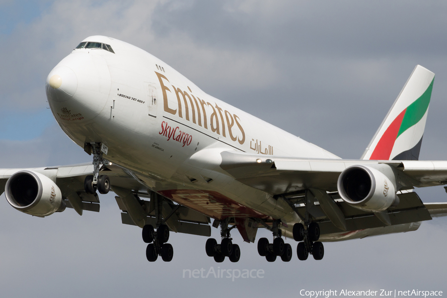 Emirates SkyCargo Boeing 747-4HA(ERF) (OO-THC) | Photo 136350