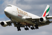 Emirates SkyCargo Boeing 747-4HA(ERF) (OO-THC) at  London - Heathrow, United Kingdom