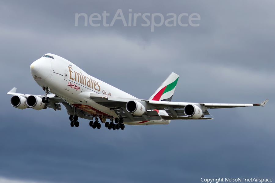 Emirates SkyCargo Boeing 747-4HA(ERF) (OO-THC) | Photo 555931