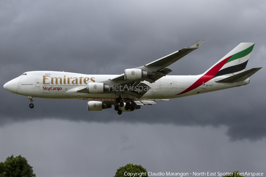 Emirates SkyCargo Boeing 747-4HA(ERF) (OO-THC) | Photo 98603