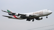 Emirates SkyCargo (TNT) Boeing 747-4HA(ERF) (OO-THD) at  Dusseldorf - International, Germany