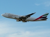 Emirates SkyCargo (TNT) Boeing 747-4HA(ERF) (OO-THD) at  London - Heathrow, United Kingdom