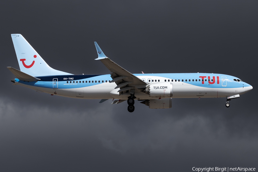 TUI Airlines Belgium Boeing 737-8 MAX (OO-TMZ) | Photo 615709