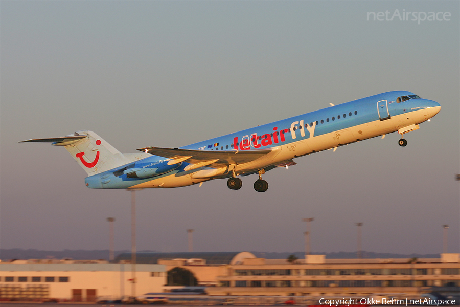 Jetairfly Fokker 100 (OO-TUF) | Photo 40443