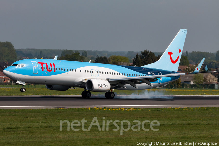 TUI Airlines Belgium Boeing 737-86J (OO-TUK) | Photo 251837