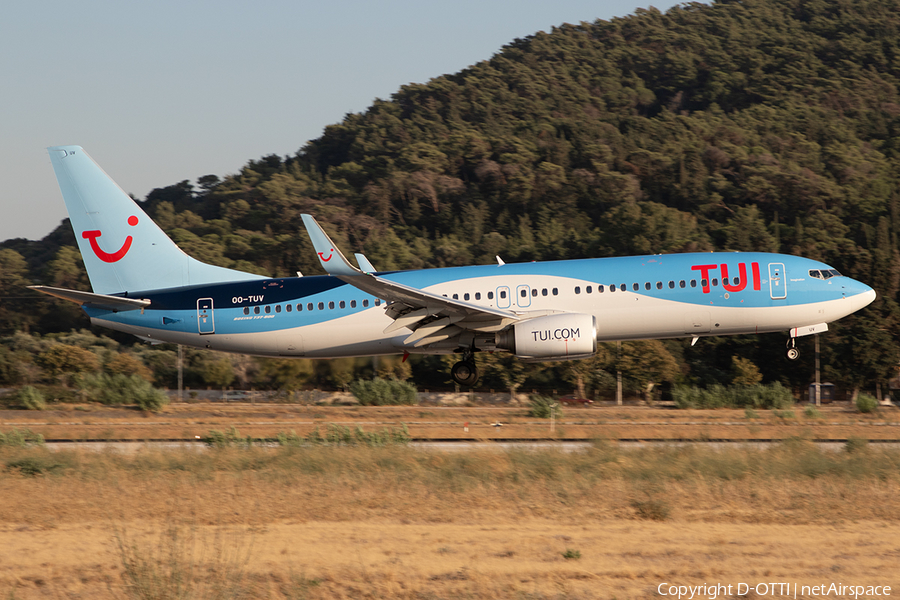 TUI Airlines Belgium Boeing 737-86J (OO-TUV) | Photo 344115