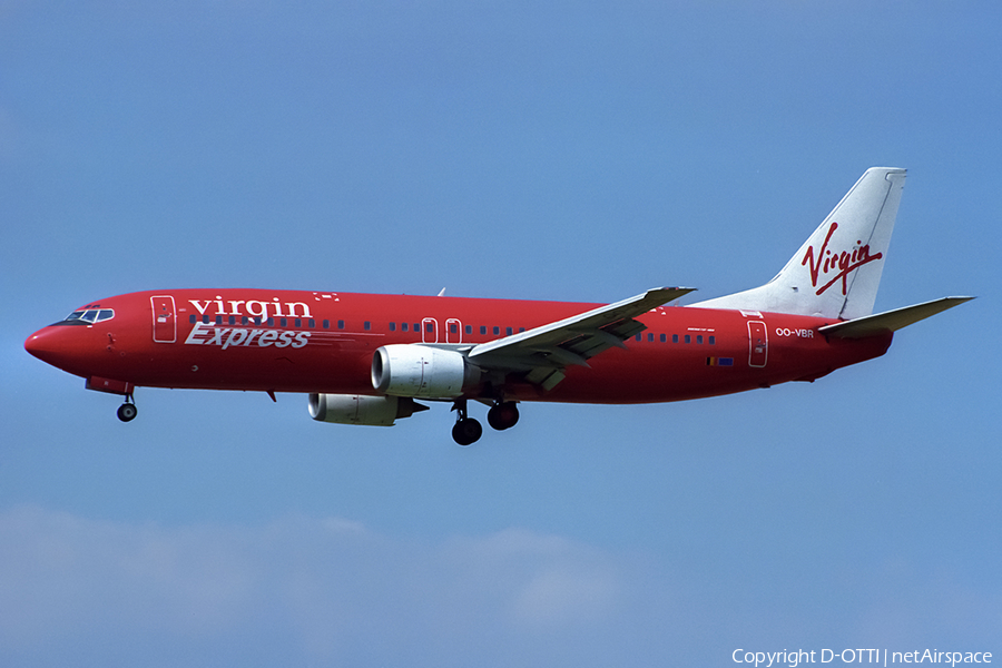 Virgin Express Boeing 737-4Y0 (OO-VBR) | Photo 417363