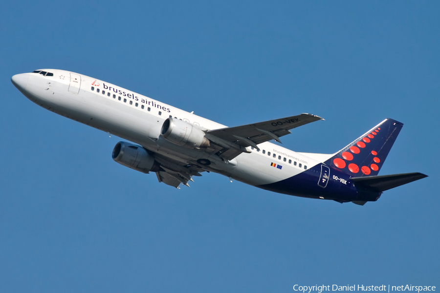 Brussels Airlines Boeing 737-405 (OO-VEK) | Photo 614018