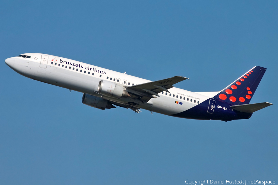 Brussels Airlines Boeing 737-43Q (OO-VEP) | Photo 614020