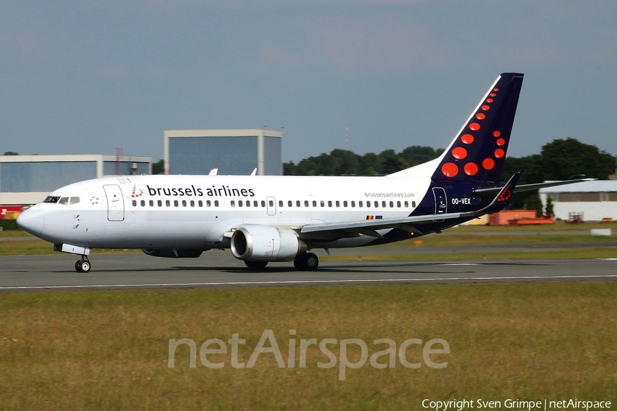 Brussels Airlines Boeing 737-36N (OO-VEX) | Photo 12057
