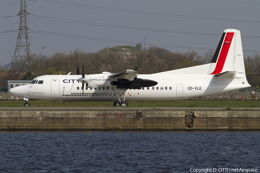 CityJet Fokker 50 (OO-VLE) | Photo 288343