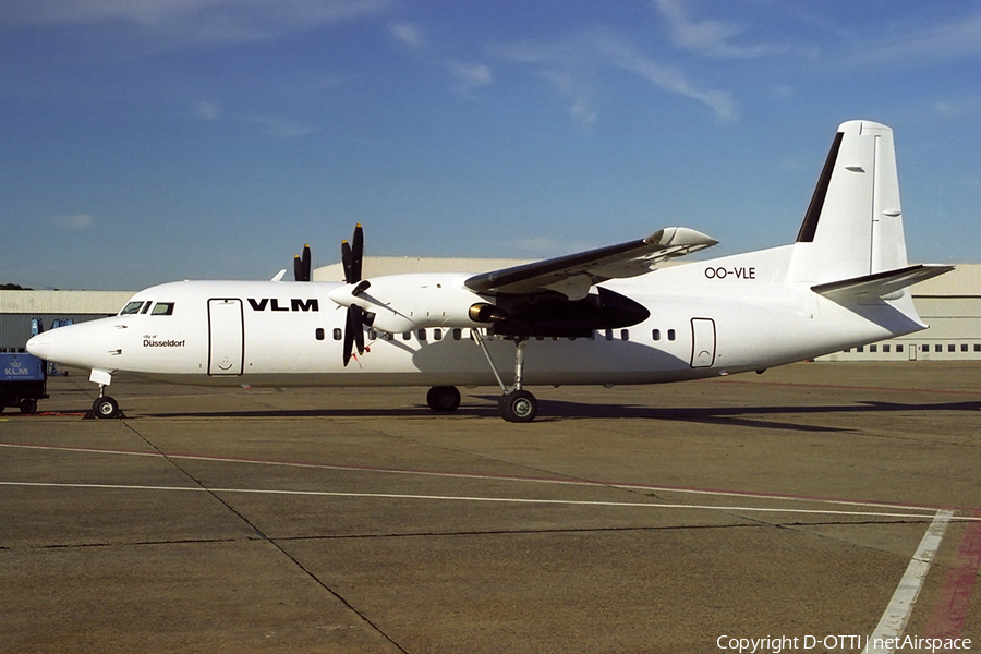 VLM Airlines Fokker 50 (OO-VLE) | Photo 341397