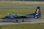 VLM Airlines Fokker 50 (OO-VLE) at  Luxembourg - Findel, Luxembourg