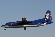 VLM Airlines Fokker 50 (OO-VLE) at  Luxembourg - Findel, Luxembourg