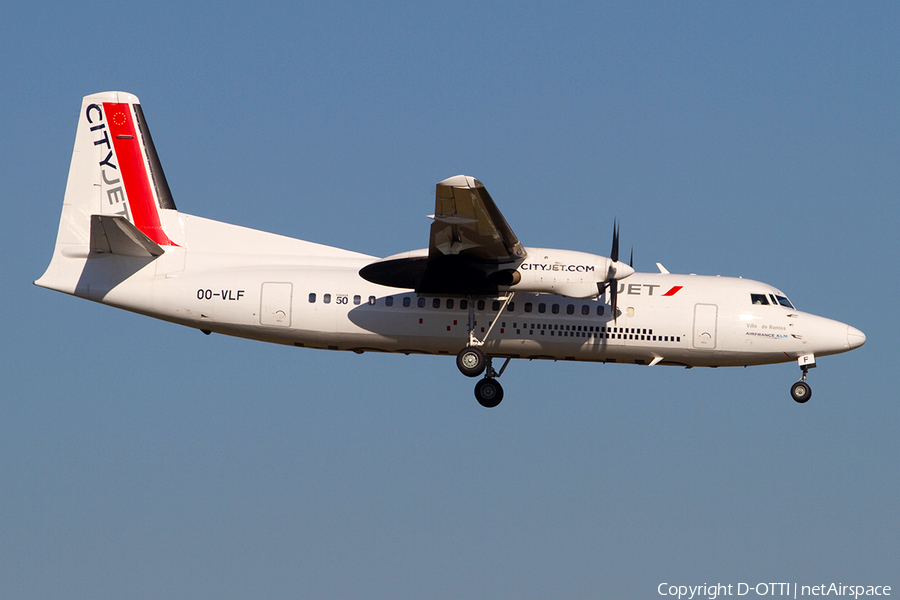 CityJet Fokker 50 (OO-VLF) | Photo 371500