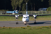 VLM Airlines Fokker 50 (OO-VLF) at  Hamburg - Fuhlsbuettel (Helmut Schmidt), Germany