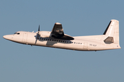 VLM Airlines Fokker 50 (OO-VLF) at  Hamburg - Fuhlsbuettel (Helmut Schmidt), Germany