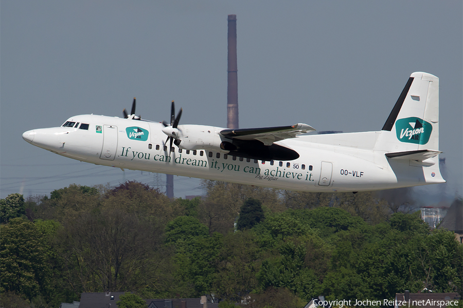 Vizion Air Fokker 50 (OO-VLF) | Photo 107321