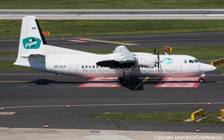 Vizion Air Fokker 50 (OO-VLF) | Photo 107460