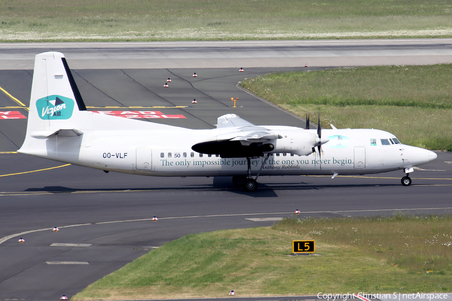 Vizion Air Fokker 50 (OO-VLF) | Photo 110105