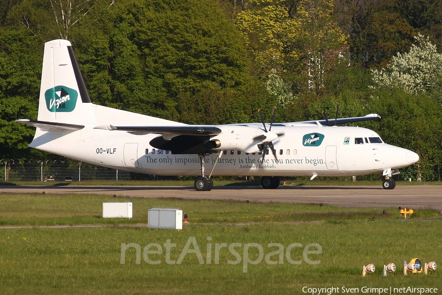 Vizion Air Fokker 50 (OO-VLF) | Photo 107548