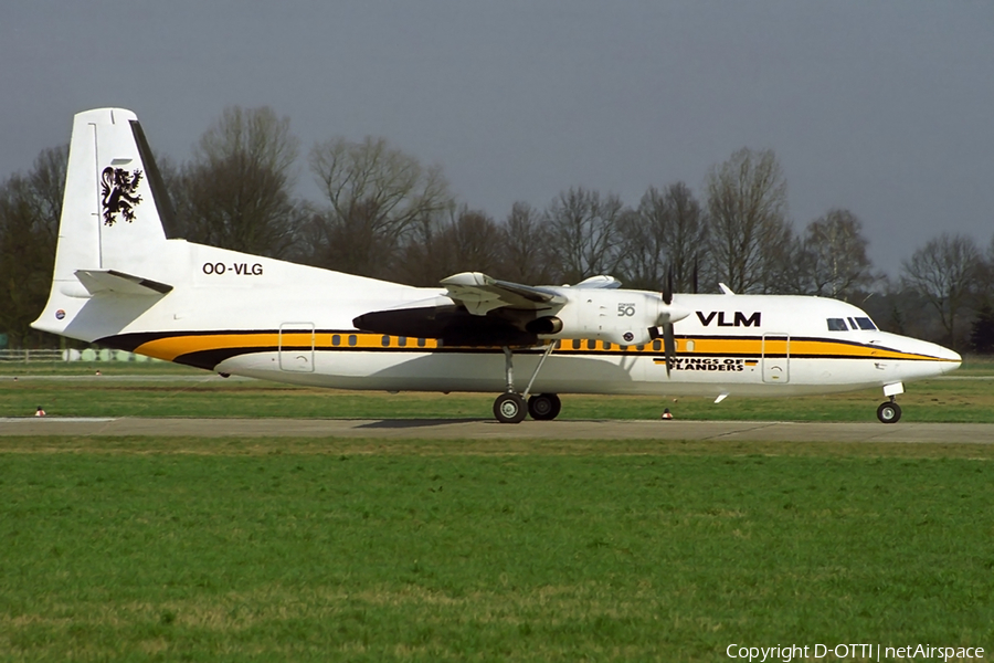 VLM Airlines Fokker 50 (OO-VLG) | Photo 302840