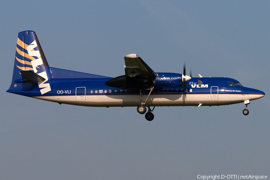 VLM Airlines Fokker 50 (OO-VLI) | Photo 198994