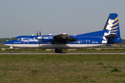 VLM Airlines Fokker 50 (OO-VLI) at  Amsterdam - Schiphol, Netherlands