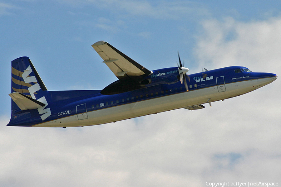 VLM Airlines Fokker 50 (OO-VLI) | Photo 319092