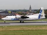 VLM Airlines Slovenia Fokker 50 (OO-VLI) at  Brussels - International, Belgium