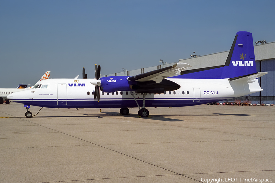VLM Airlines Fokker 50 (OO-VLJ) | Photo 407320