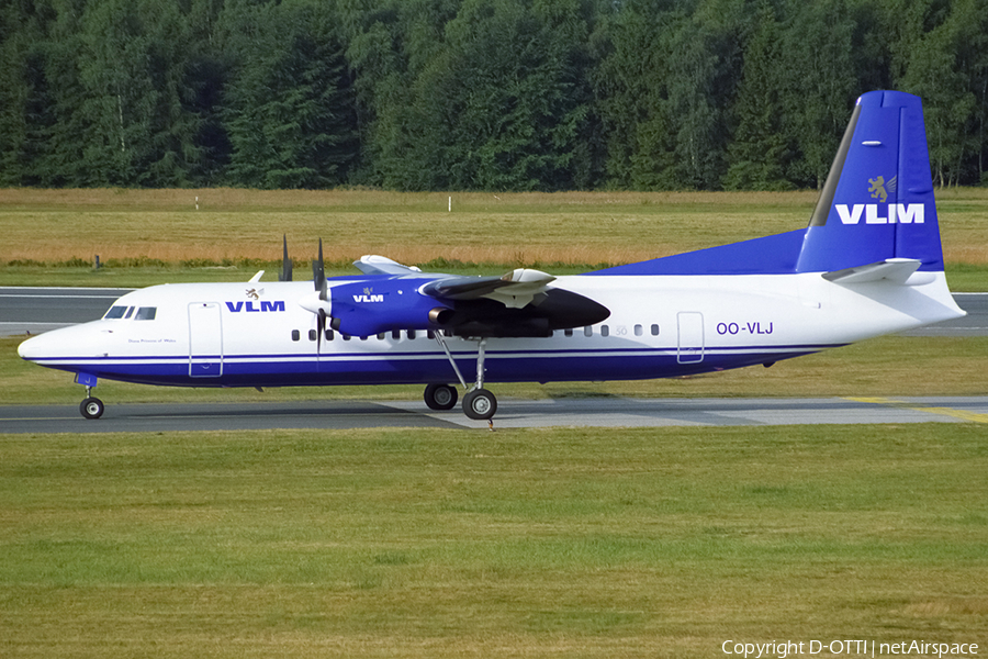 VLM Airlines Fokker 50 (OO-VLJ) | Photo 410962