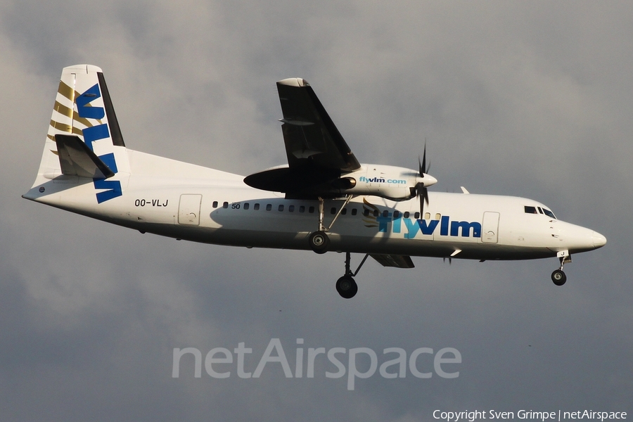 VLM Airlines Fokker 50 (OO-VLJ) | Photo 452224