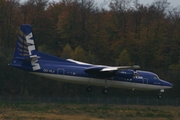 VLM Airlines Fokker 50 (OO-VLJ) at  Luxembourg - Findel, Luxembourg