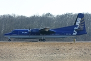 VLM Airlines Fokker 50 (OO-VLJ) at  Luxembourg - Findel, Luxembourg