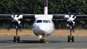 VLM Airlines Fokker 50 (OO-VLJ) at  Münster/Osnabrück, Germany