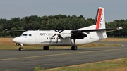 VLM Airlines Fokker 50 (OO-VLJ) at  Münster/Osnabrück, Germany