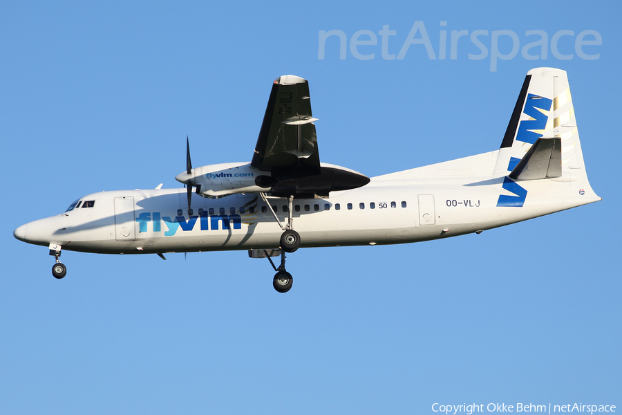 VLM Airlines Fokker 50 (OO-VLJ) | Photo 108689