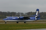 VLM Airlines Fokker 50 (OO-VLK) at  Luxembourg - Findel, Luxembourg