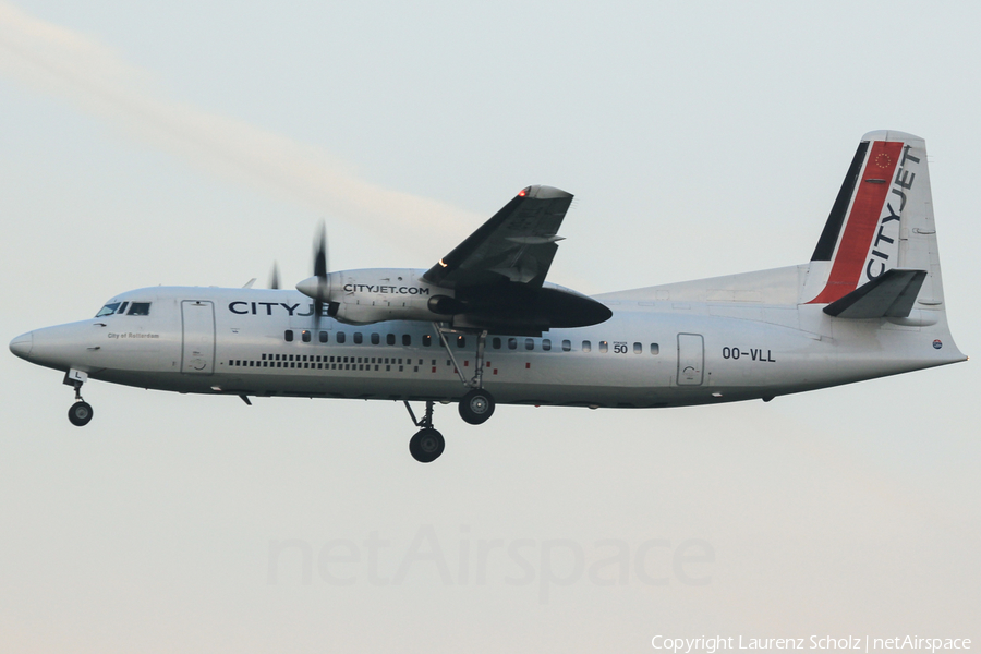 CityJet Fokker 50 (OO-VLL) | Photo 63451