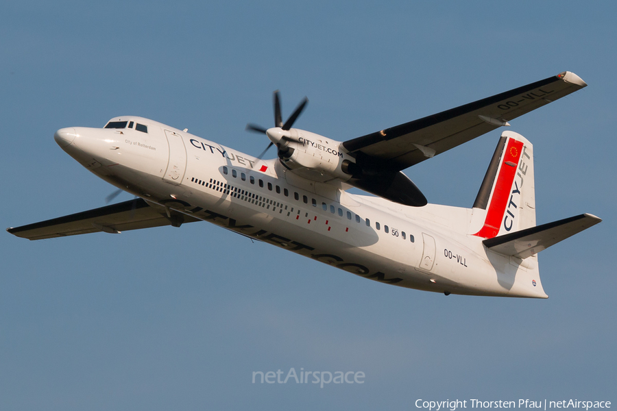 CityJet Fokker 50 (OO-VLL) | Photo 82681