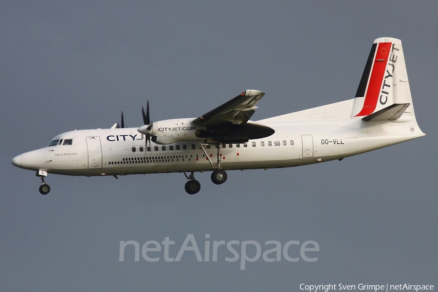CityJet Fokker 50 (OO-VLL) | Photo 59722