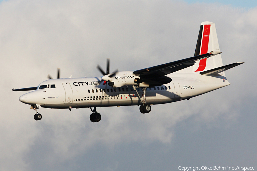 CityJet Fokker 50 (OO-VLL) | Photo 58148