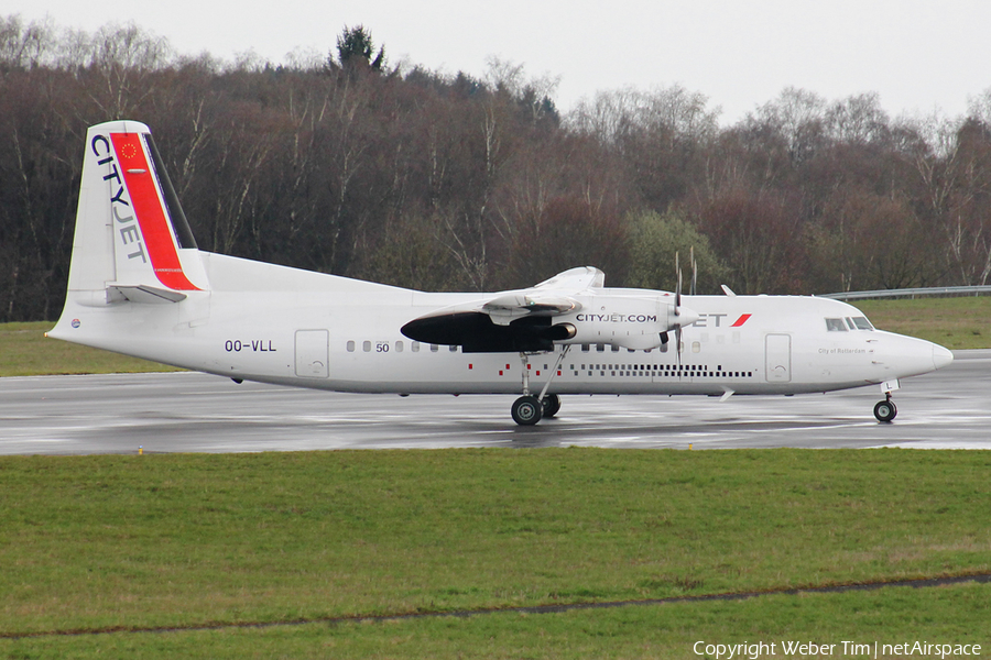 CityJet Fokker 50 (OO-VLL) | Photo 104295